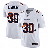 Nike Broncos 30 Phillip Lindsay White Shadow Logo Limited Jersey Yhua,baseball caps,new era cap wholesale,wholesale hats